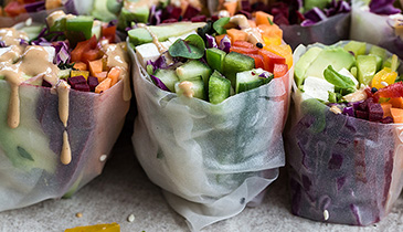 Rainbow Summer Rolls