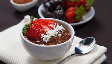 Chocolate Coconut Pudding