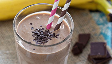 Chunky Monkey Peanut Butter Chocolate Milkshake