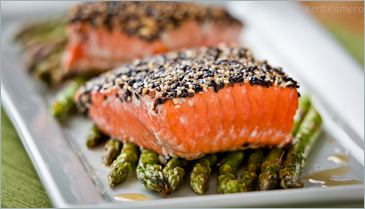 Black and White Sesame Salmon