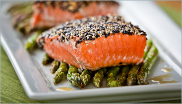 Black & White Sesame Salmon